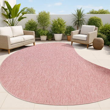Evan Modern Rustic Organic Curve Indoor/Outdoor Area Rug